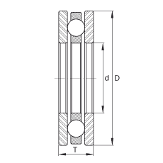 Non-standard single direction Thrust bearing
